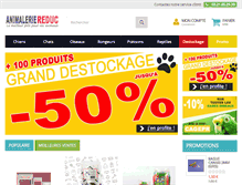 Tablet Screenshot of animalerie-reduc.com